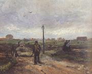 Vincent Van Gogh Outskirts of Paris (nn04) oil painting picture wholesale